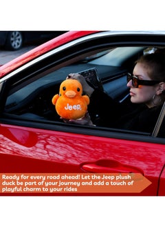 Jeep Text Logo Stuffed Animal Plush Duck Orange -Perfect Enthusiasts You'Ve Been Ducked (Orange)  - Image 4