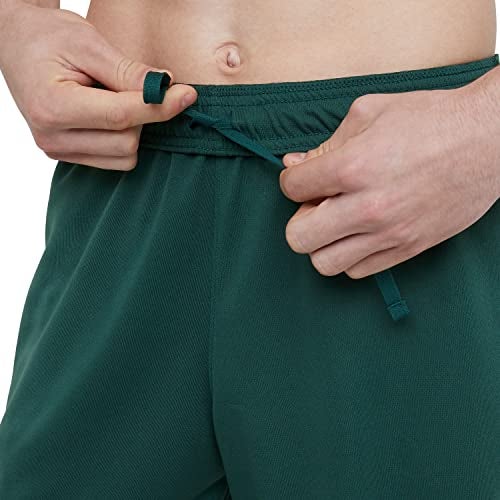 Champion Men's Sport Shorts, Standard Fit, 10 Inch Inseam, Lightweight Fabric, Moisture-Wicking, Available in Regular and Big & Tall, Dark Green, Medium - Image 5