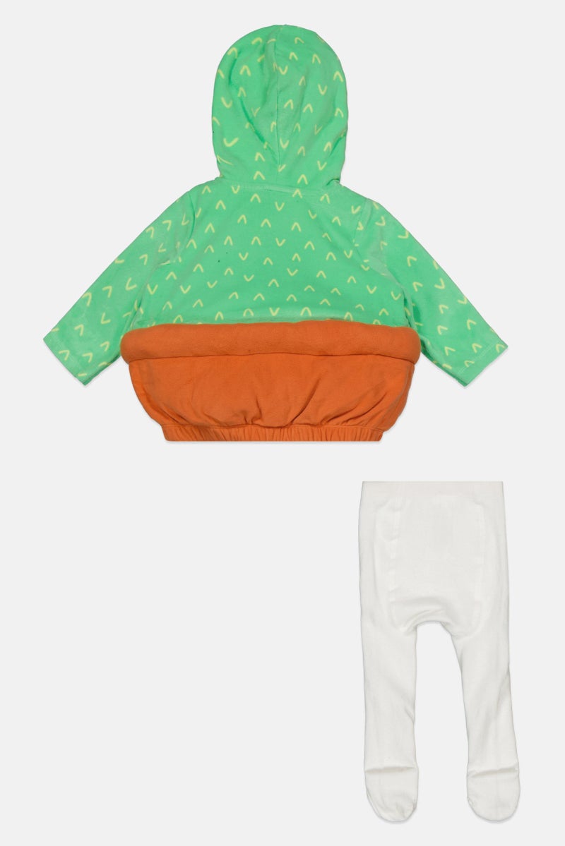 carter's طقم زي كاكتوس للبنات الصغيرات مكون من قطعتين، أخضر/أبيض - Image 2