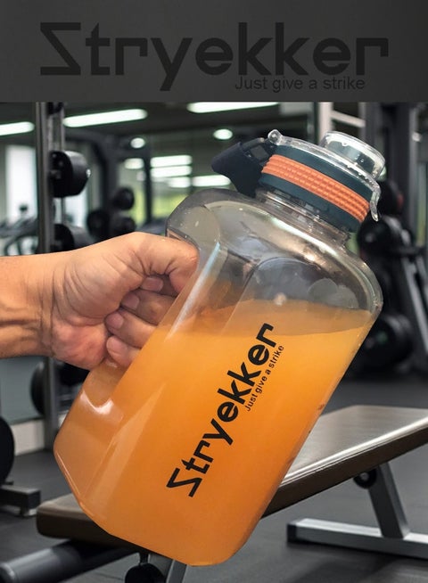 2.2L Premium Large Sports Water Bottle for Adults - Leak-Proof, Insulated & BPA-Free with Carry Handle