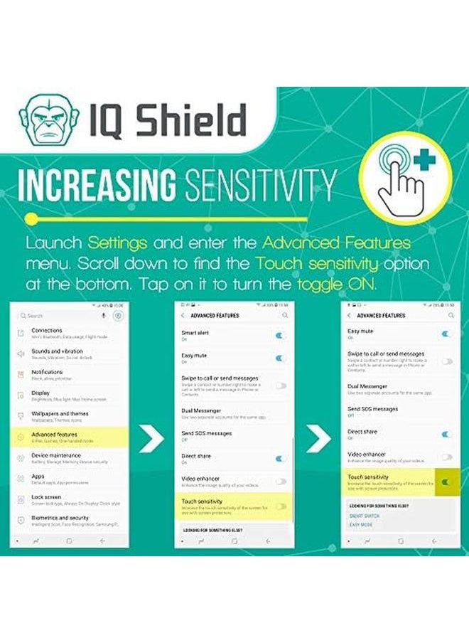 Iq Shield Glass Screen Protector Compatible With Samsung Galaxy Note 9 (1 Pack)(Easy Install)(3D Glass Black) Tempered Ballistic Glass Hd And (Full Coverage) Transparent Shatter Proof Shield