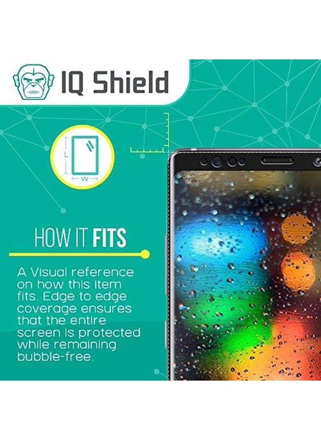 Iq Shield Glass Screen Protector Compatible With Samsung Galaxy Note 9 (1 Pack)(Easy Install)(3D Glass Black) Tempered Ballistic Glass Hd And (Full Coverage) Transparent Shatter Proof Shield