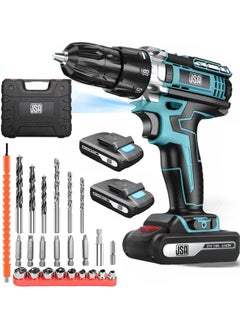 JSA 21 V Cordless Drill Driver 2 Lithium Batteries Heavy Duty Drill Concrete Metal Wood Drill Screwdriver _70070 - pzsku/ZEBF1C8EFFCB0F78A7FF0Z/45/_/1710587626/7551edfc-d42e-4be9-a33e-6e833523a244