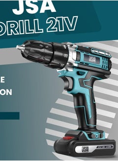 JSA 21 V Cordless Drill Driver 2 Lithium Batteries Heavy Duty Drill Concrete Metal Wood Drill Screwdriver _70070 - pzsku/ZEBF1C8EFFCB0F78A7FF0Z/45/_/1716119641/17c86c6e-9fdc-4361-932c-71f93ae0049c