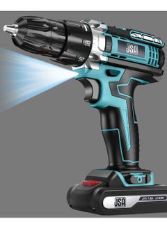 JSA 21 V Cordless Drill Driver 2 Lithium Batteries Heavy Duty Drill Concrete Metal Wood Drill Screwdriver _70070 - pzsku/ZEBF1C8EFFCB0F78A7FF0Z/45/_/1722428994/03530b1c-6b2d-477b-90ee-02f196e7a339