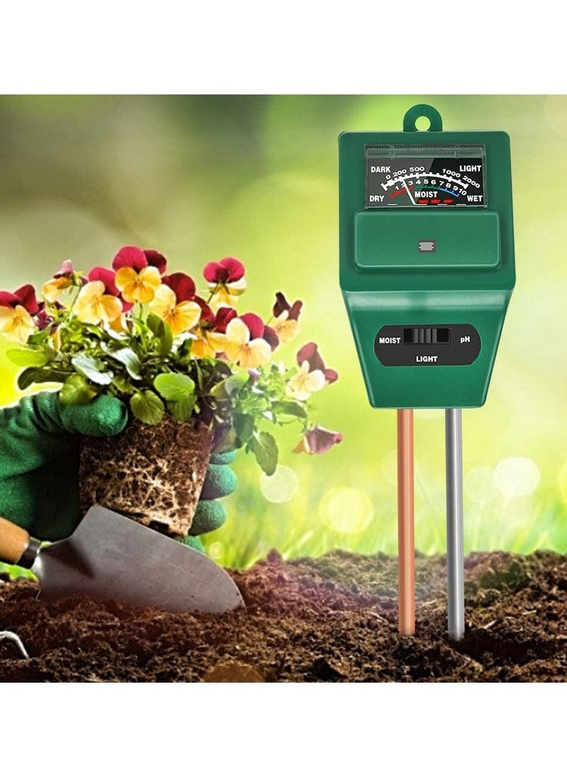 Generic 3-in-1 Soil PH Meter Test Kit for Moisture Soil Moisture Meter Great for Home and Garden Lawn Farm Indoor & Outdoor Use  - Image 1