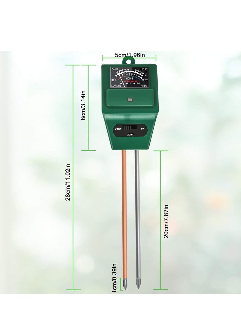 Generic 3-in-1 Soil PH Meter Test Kit for Moisture Soil Moisture Meter Great for Home and Garden Lawn Farm Indoor & Outdoor Use  - Image 3