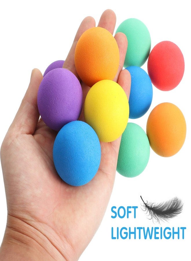 Gejoy 24 Pieces Soft Foam Balls Bulk Lightweight Mini Balls for Safe Indoor Toys Fun Assorted Colors Sponge Balls Birthday Party Favors Bag Gifts for Boys and Girls(1.57 Inch) - Image 5
