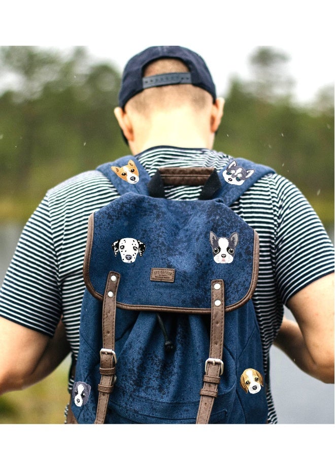 Cute Embroidered Iron on Patches Set, 6 Pcs Pet Dog Applique for Clothing, Ideal for Jeans, Hats, Bags, and Arts Crafts - Image 3
