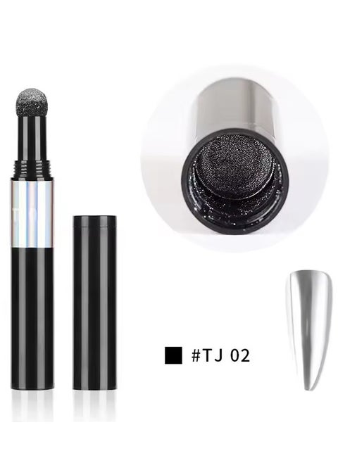 Nail Art Glitter Mirror Powder Air Cushion Magic Pen Effect Chrome Pigment For Decorations UV Gel Polish Dust Nail Decor