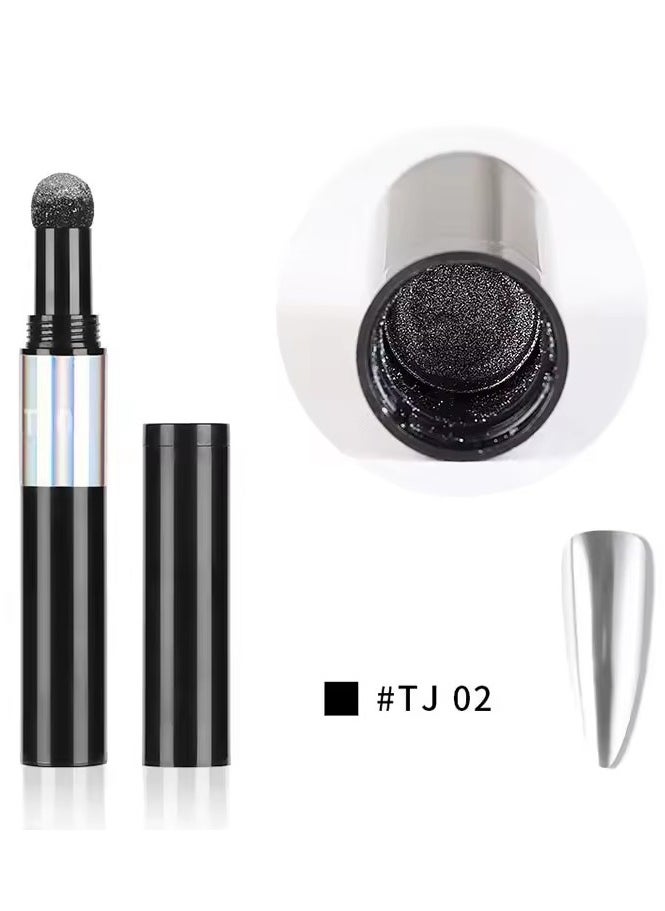 Nail Art Glitter Mirror Powder Air Cushion Magic Pen Effect Chrome Pigment For Decorations UV Gel Polish Dust Nail Decor