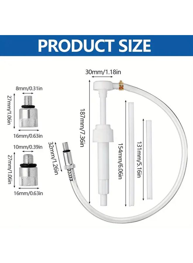 Heavy Duty Manual Hand Pump 38 Inch Metal Swivel For Marine Automotive Gear Oil - Image 2