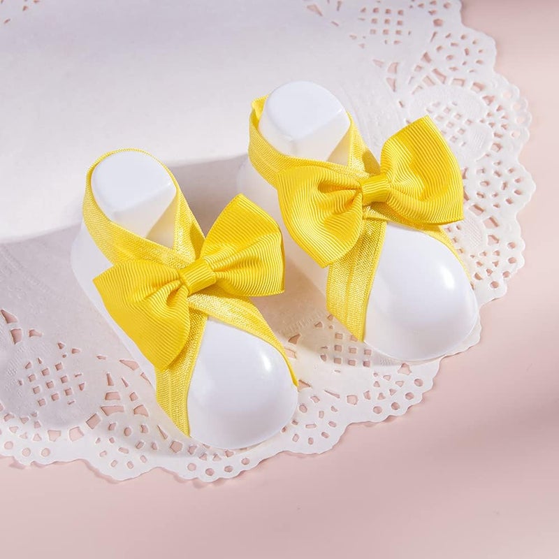 Toptim Baby Girl's Barefoot Sandals Flower for Newborn Toddlers (0-3T) - Image 5