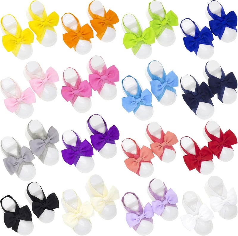 Toptim Baby Girl's Barefoot Sandals Flower for Newborn Toddlers (0-3T) - Image 1