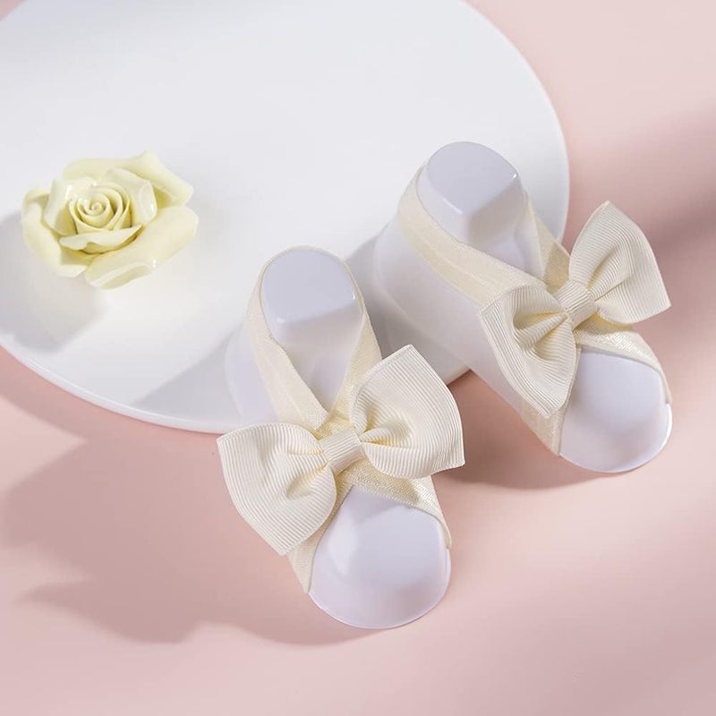 Toptim Baby Girl's Barefoot Sandals Flower for Newborn Toddlers (0-3T) - Image 2