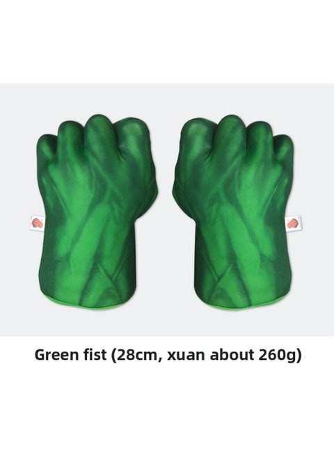 قفازات الملاكمة قبضة خضراء Zong Ba Boxer Spider Fist Great Xia Fist Zong Ke Gloves Toy Outlet-اللون: أخضر، ارتفاع القبضة: يد يمنى واحدة