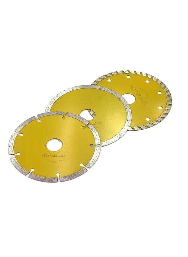 NIBEMINENT 3-Piece Diamond Cutting Disc Set Gold  - Image 1
