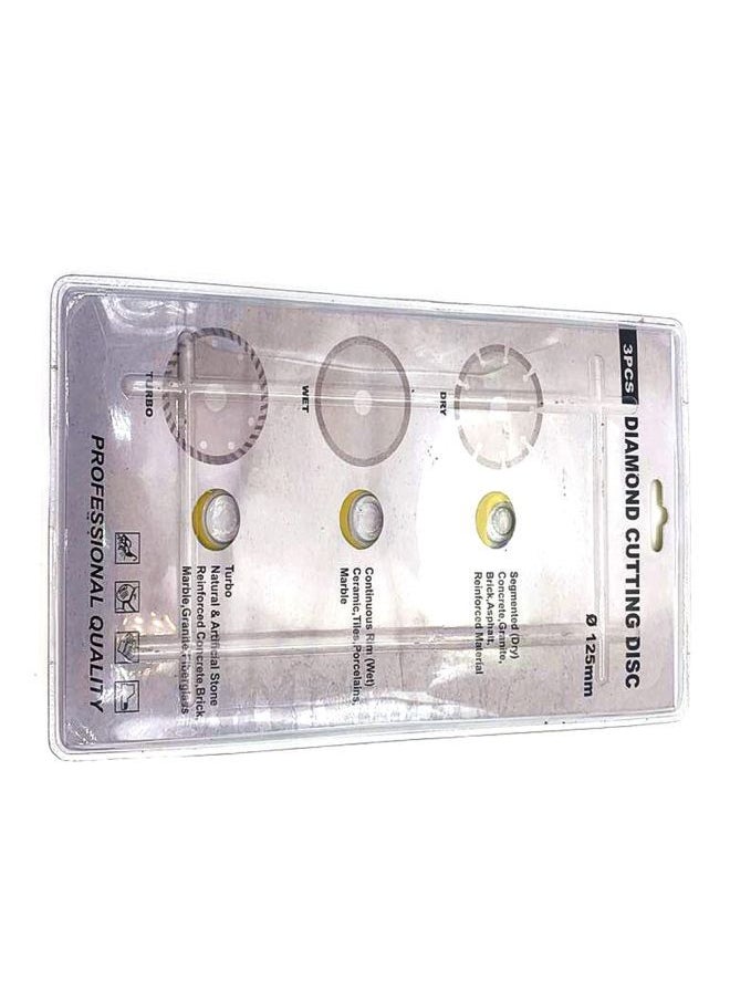 NIBEMINENT 3-Piece Diamond Cutting Disc Set Gold  - Image 3
