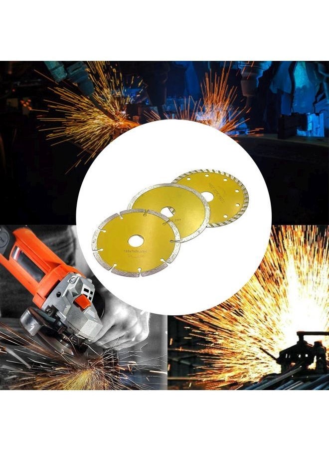 NIBEMINENT 3-Piece Diamond Cutting Disc Set Gold  - Image 5