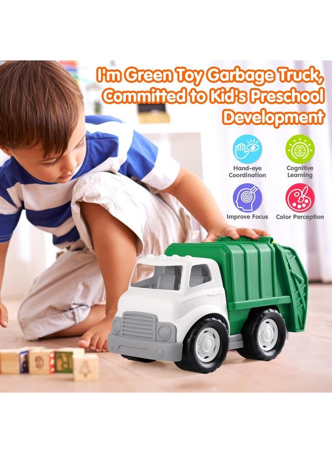 PLAY Eco-Friendly Garbage Truck, [USDA Certified] No BPA/Phthalate/PVC, Recycled Bioplastic Trash Truck Toys for Boys 1-4, Fine Motor Skills Car Toys Vehicle Gift for Kids - Image 3