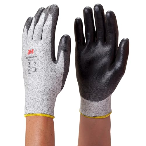 3M Comfort Grip Gloves - Cut Resistant CGXL-CRE, Polyurethane Coated, Size Medium, 1 Pair - Image 1