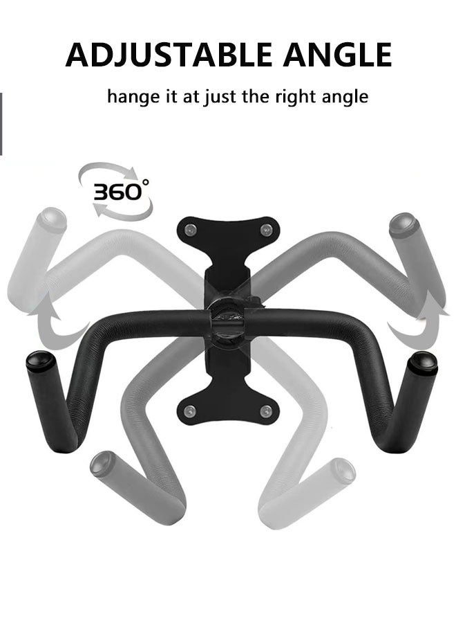 وهاواي Bike Hanger Wall Mount, 30kgs Load Capacity Heavy Duty Steel Extendable Bike Rack Garage Space-Saving Horizontal Storage Ideal for Garage Home Use - Image 5