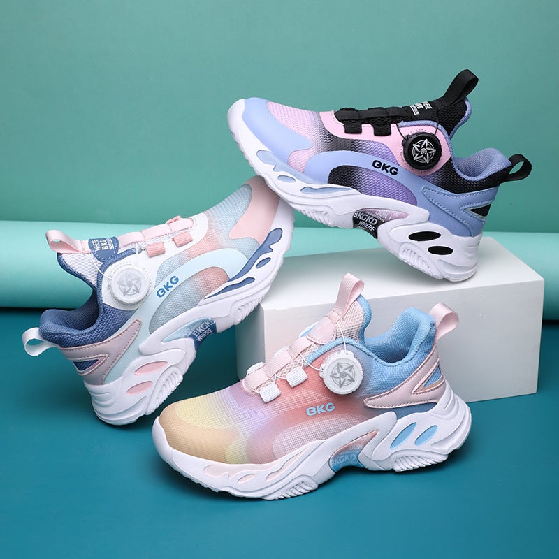 Mesh Sneakers Lightweight Flexible Sole Walking Shoes For Kids Indoor And Outdoor Activities - Image 3