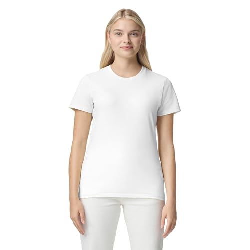 Gildan womens Heavy Cotton Adult Tshirt 2pack T Shirt White Medium US - Image 3