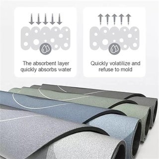 Kitchen Floor Mat Set, 2 PCS Kitchen Mat Set, Water Absorbent and Quick Dryin... - view 5