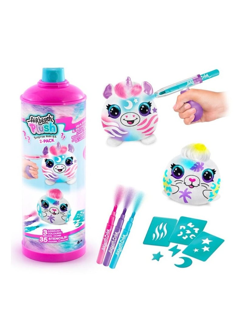 Canal Toys Airbrush Plush - Mini Mystery 2pk  - Image 1