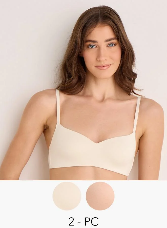 سبلاش فيڤ 2 Pack Bra Non Wired Seamless