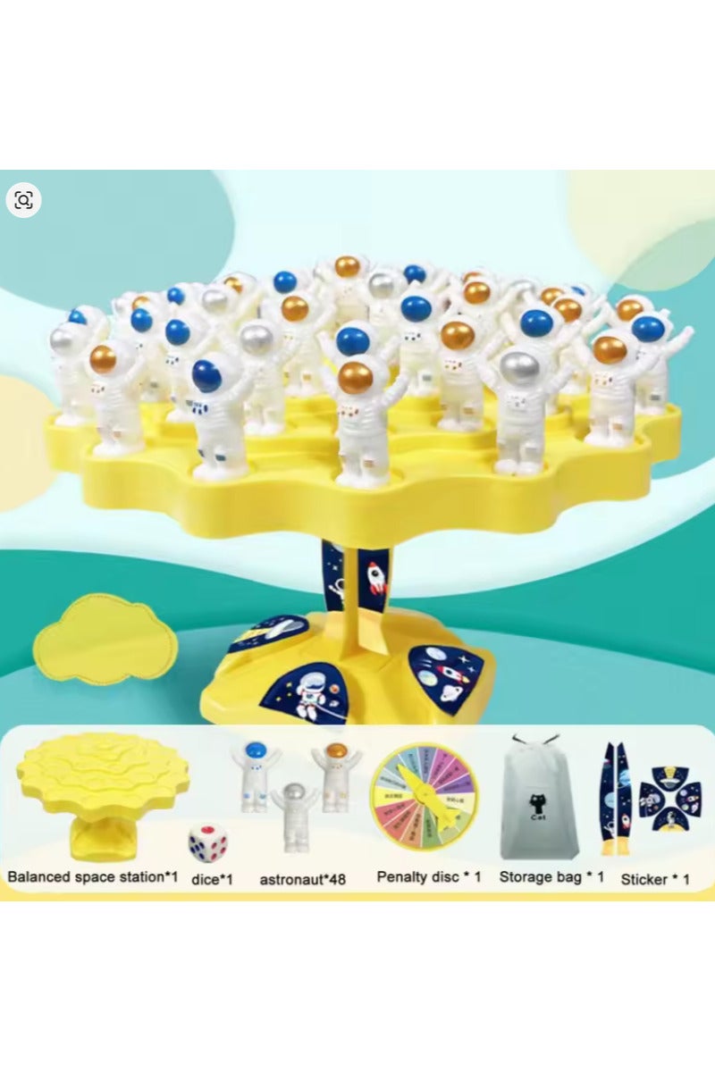 Astronaut Balance Game, Interactive Coordination Enhancing Toy, Early Educational, Smart Balance Toy for Daily Life (48 Astronauts) - Image 1