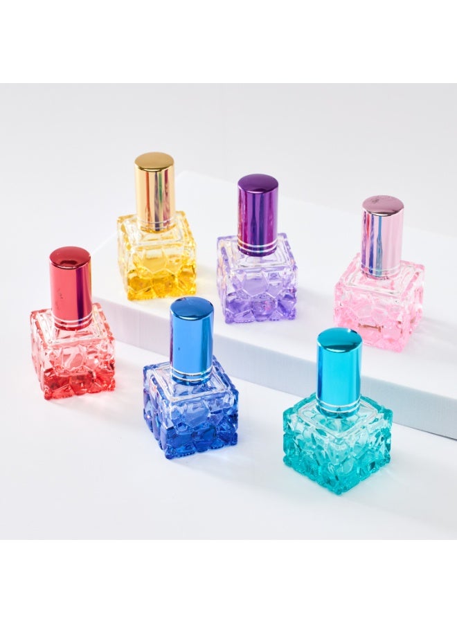 اوراکس 6 مجموعات زجاجة عطر 10ml ، قابلة لإعادة التعبئة ، رذاذ عطر ، زجاجة فارغة ، رذاذ عطر ، زجاجة صغيرة محمولة ، ويمكن استخدامها للسفر ( متعدد الألوان ) - Image 1