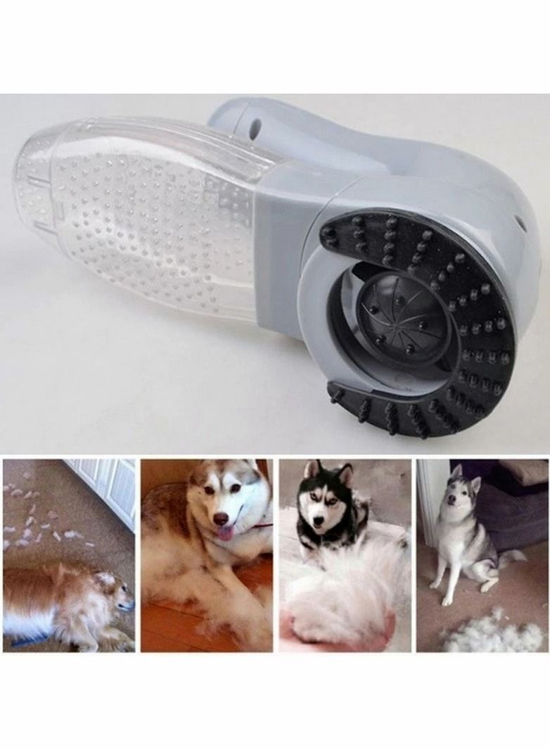 Excefore Electric Pet Hair Remover Dog Cat Hair Fur Remover Shedding Tool Hair Shedding Grooming Brush Suitable for Pet Supplies - Image 4