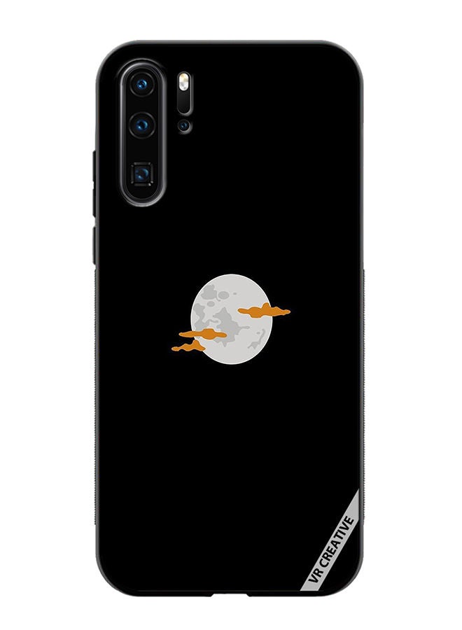 VR CREATIVE Protective Case Cover For Huawei P30 Pro Moon Design Multicolour - Image 1