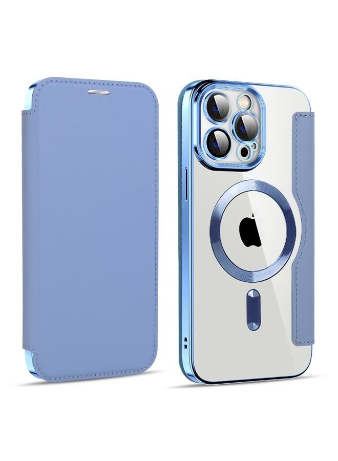 S-TOP Case For iPhone 13 Pro Max MagSafe Magnetic RFID Anti-theft Leather Phone Case - Image 1