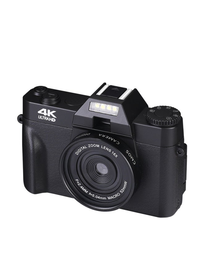 Generic English R10 4K HD 75 Million Pixel Entry Micro Single Digital Home Travel WIFI Camera-Body Color:Standard English Version Black Plus Special Mirror  - Image 4