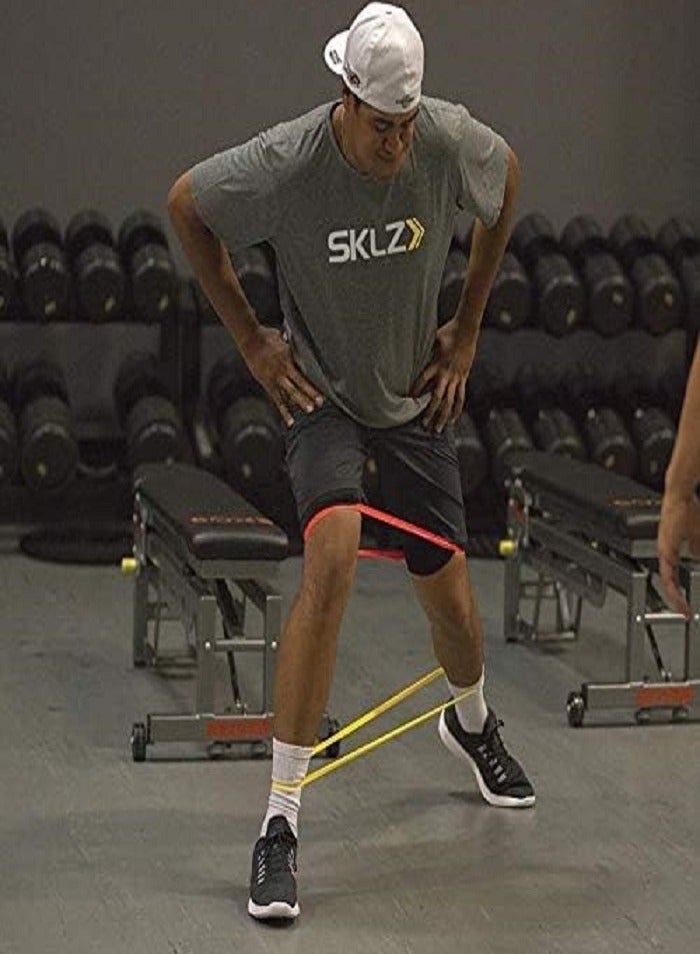 أس كيه أل زي أشرطة مقاومة صغيرة صفراء - عبوة من 10 أشرطة مقاومة (بدون تغليف) - Image 2