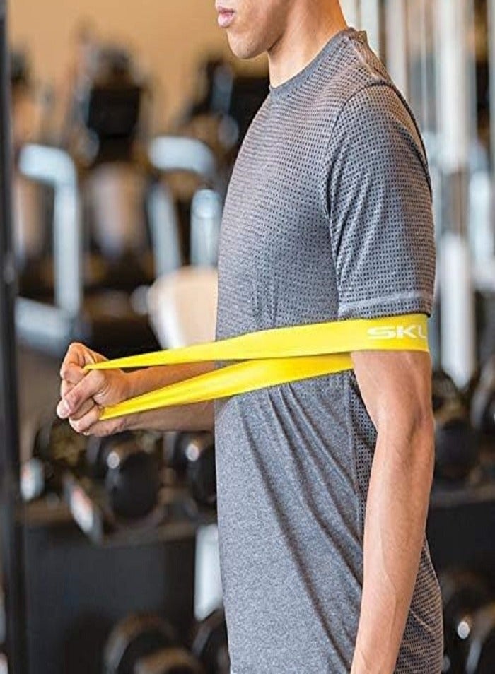 أس كيه أل زي أشرطة مقاومة صغيرة صفراء - عبوة من 10 أشرطة مقاومة (بدون تغليف) - Image 3