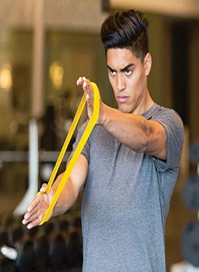 أس كيه أل زي أشرطة مقاومة صغيرة صفراء - عبوة من 10 أشرطة مقاومة (بدون تغليف) - Image 4