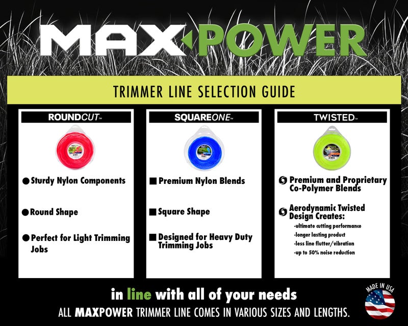 MaxPower 332280 SquareOne Commercial Grade Trimmer Line .080" x 160' - Image 4