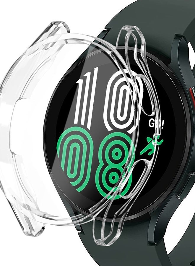 NIBEMINENT Protective Case Cover For Samsung Galaxy Watch 4 44mm Clear - Image 1