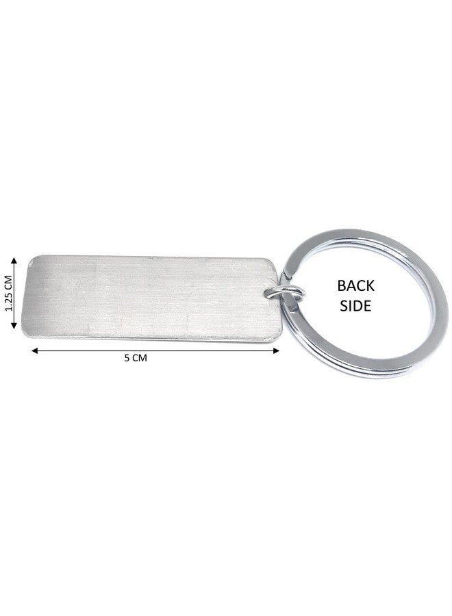 Aura Sweet Message Long Distance Relationship LDR Romantic Gift Keyring For Husband Wife Fiancee Girls Boys Friends Valentines Day Birthday Anniversaries Steel Silver Keychain - Image 2