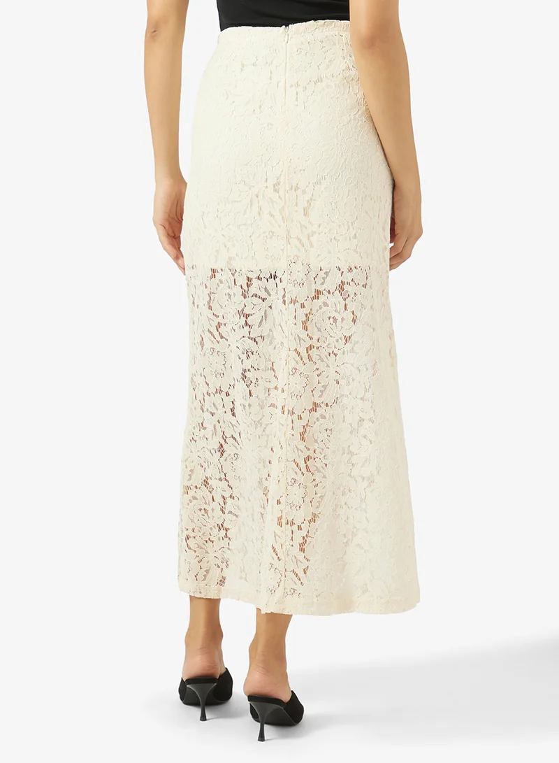 Ella  Lace Column Skirt for Women | Best Price UAE