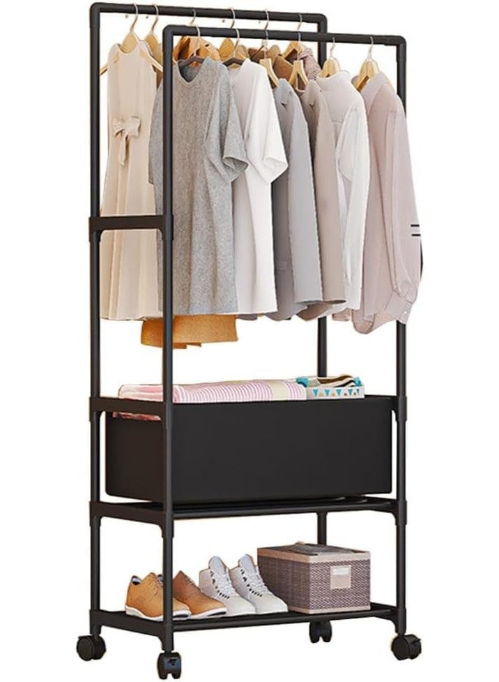 Clothes Rail, Multifunctional Clothes Rails for Bedroom Clothes, Designer Clothes Rail, Metal Clothes Rail, Freestanding Clothes Hanging Rack for Bedroom, Home - Image 1