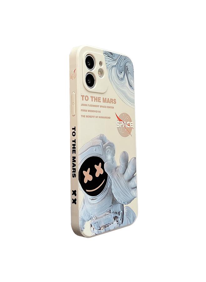 S-TOP Case For iPhone 12 Pro Martian Astronaut Pattern Shockproof Phone Case - Image 1