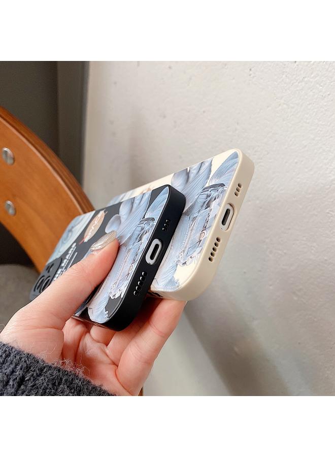 S-TOP Case For iPhone 12 Pro Martian Astronaut Pattern Shockproof Phone Case - Image 5