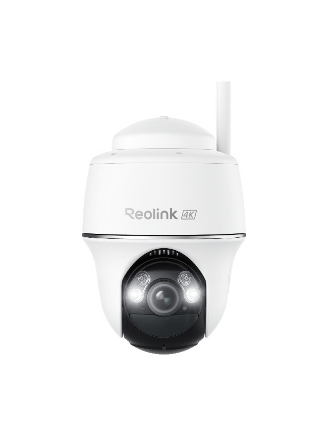 reolink Argus PT Ultra 4K Outdoor Wireless PT Solar Security Camera, 2.4/5GHz WiFi, Color Night Vision, Alexa Compatible, Home Hub Support, No Subscription Required - Image 1