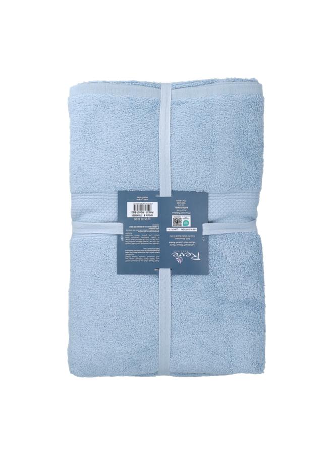 REVE 2-Piece Reyna Bath Towel Set Light Blue 70 X 140Cm Pi1037-Pd457-Bb3 - Image 1