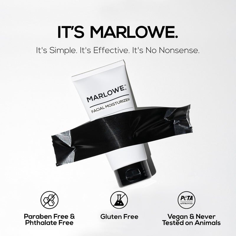 MARLOWE. No.123 Menâ€™s Facial Moisturizer, Lightweight Daily Lotion with Aloe Vera & Green Tea for Soft, Hydrated Skin, Fresh Aloe Citron Scent, Holiday Grooming Gift for Men, 6 fl oz - Image 4